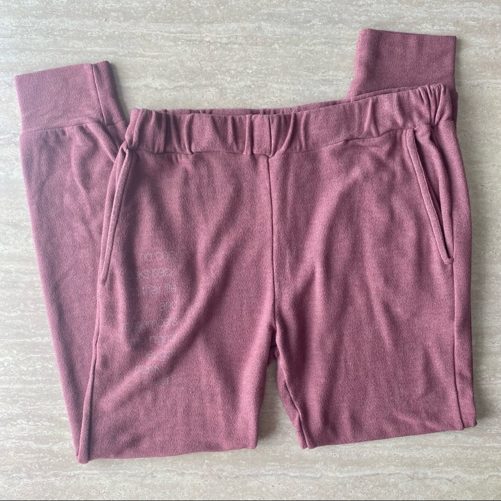 CLOSET CLOSING Good hYOUman ‘…plenty of sleep’ Quote Joggers